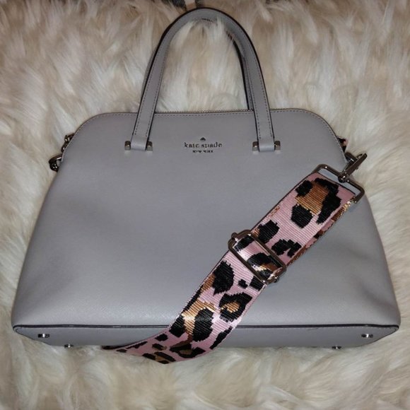 SOLD Kate Spade Maise Medium Dome Satchel in Grey - Picture 2 of 12